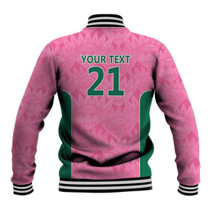 Pink South Africa Cricket Custom Baseball Jacket African King Proteas Be Way Pink