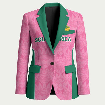 Pink South Africa Cricket Custom Blazer African King Proteas Be Way Pink