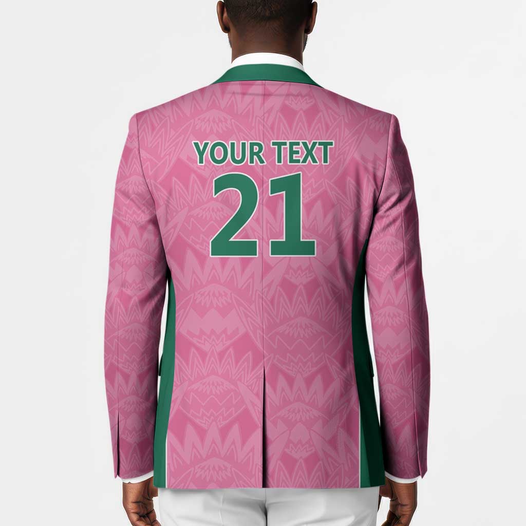 Pink South Africa Cricket Custom Blazer African King Proteas Be Way Pink