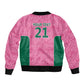 Pink South Africa Cricket Custom Bomber Jacket African King Proteas Be Way Pink