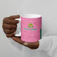 Pink South Africa Cricket Custom Ceramic Mug African King Proteas Be Way Pink
