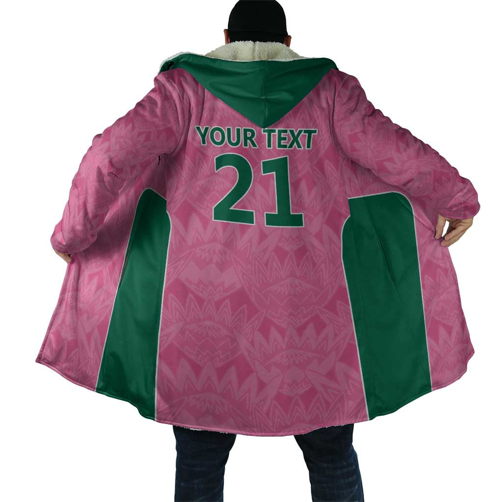 Pink South Africa Cricket Custom Cloak African King Proteas Be Way Pink