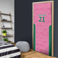 Pink South Africa Cricket Custom Door Cover African King Proteas Be Way Pink