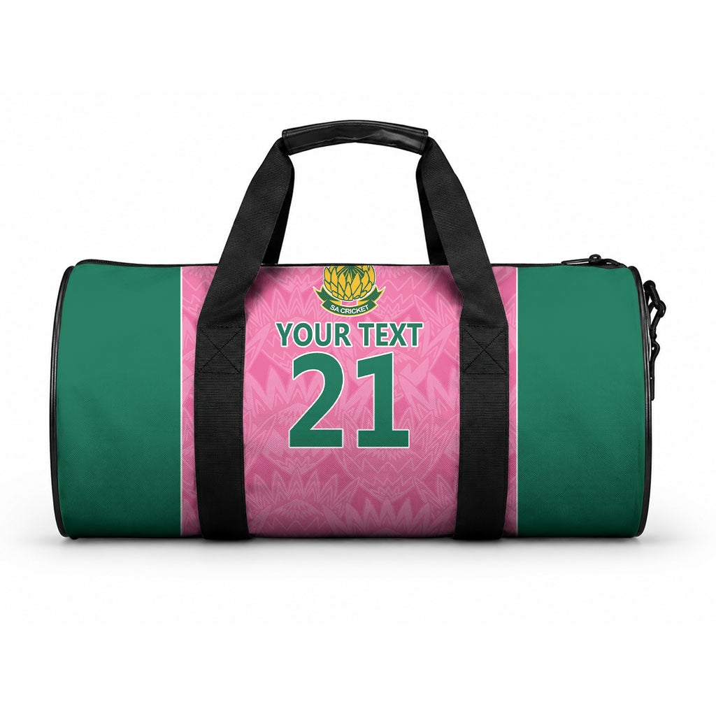 Pink South Africa Cricket Custom Duffle Bag African King Proteas Be Way Pink