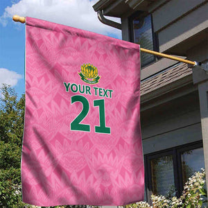 Pink South Africa Cricket Custom Garden Flag African King Proteas Be Way Pink