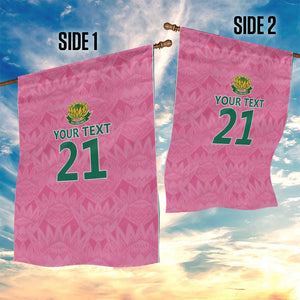 Pink South Africa Cricket Custom Garden Flag African King Proteas Be Way Pink