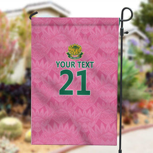 Pink South Africa Cricket Custom Garden Flag African King Proteas Be Way Pink