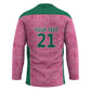 Pink South Africa Cricket Custom Hockey Jersey African King Proteas Be Way Pink