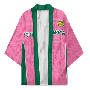 Pink South Africa Cricket Custom Kimono African King Proteas Be Way Pink