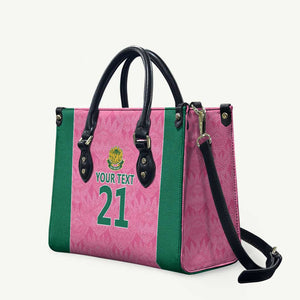 Pink South Africa Cricket Custom Leather Bag African King Proteas Be Way Pink