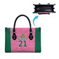 Pink South Africa Cricket Custom Leather Bag African King Proteas Be Way Pink