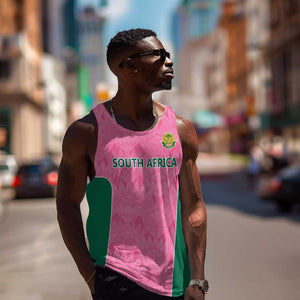 Pink South Africa Cricket Custom Men Tank Top African King Proteas Be Way Pink