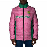 Pink South Africa Cricket Custom Padded Jacket African King Proteas Be Way Pink