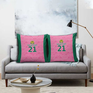 Pink South Africa Cricket Custom Pillow Cover African King Proteas Be Way Pink