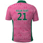 Pink South Africa Cricket Custom Polo Shirt African King Proteas Be Way Pink