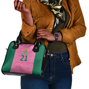 Pink South Africa Cricket Custom Shoulder Handbag African King Proteas Be Way Pink