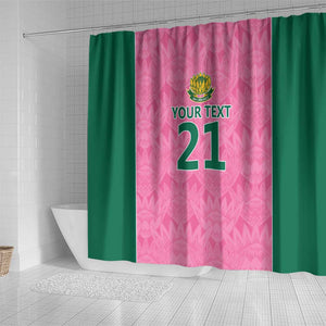 Pink South Africa Cricket Custom Shower Curtain African King Proteas Be Way Pink