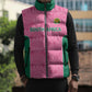 Pink South Africa Cricket Custom Sleeveless Puffer Jacket African King Proteas Be Way Pink