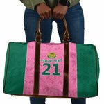 Pink South Africa Cricket Custom Travel Bag African King Proteas Be Way Pink
