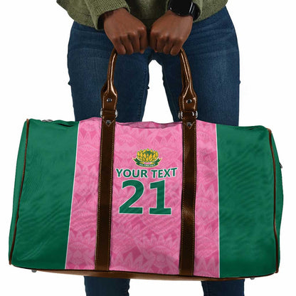 Pink South Africa Cricket Custom Travel Bag African King Proteas Be Way Pink