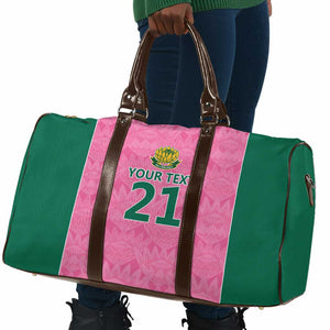 Pink South Africa Cricket Custom Travel Bag African King Proteas Be Way Pink