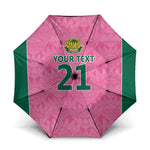 Pink South Africa Cricket Custom Umbrella African King Proteas Be Way Pink