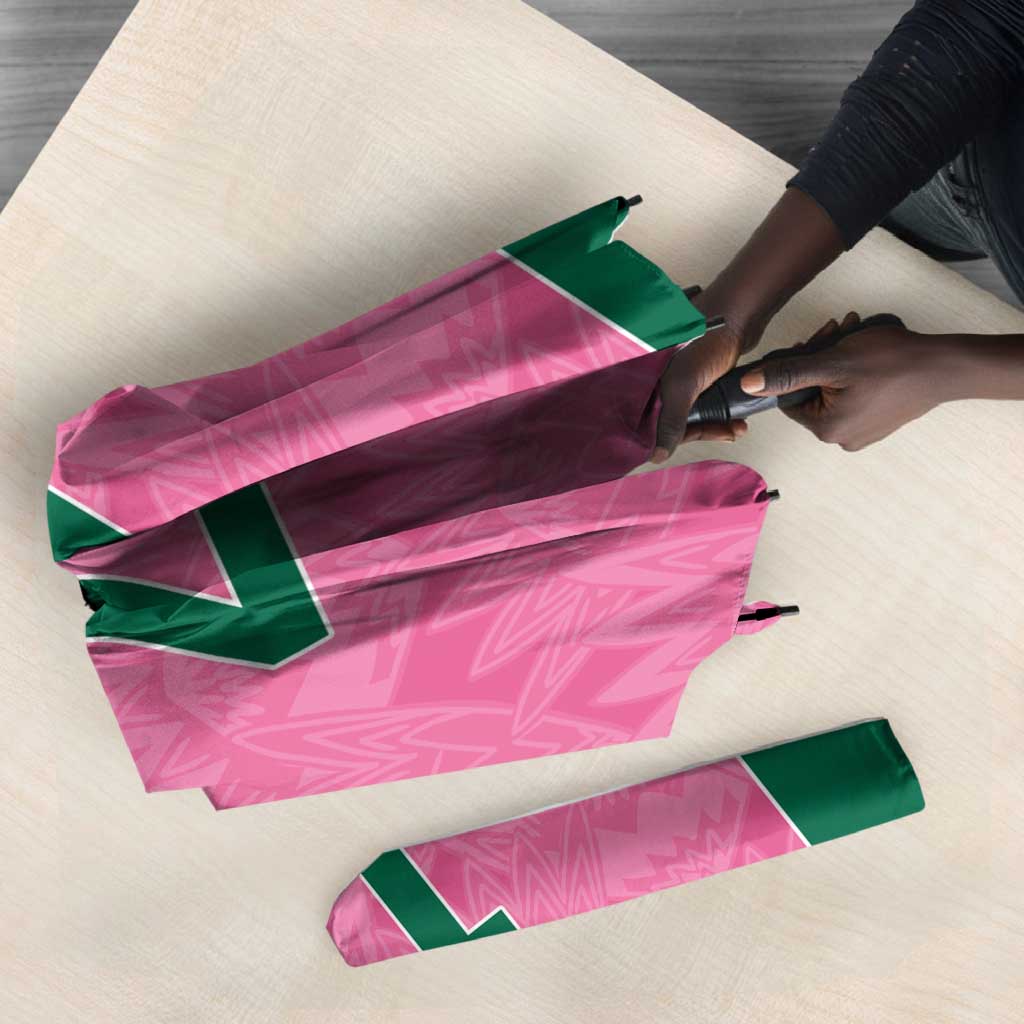 Pink South Africa Cricket Custom Umbrella African King Proteas Be Way Pink