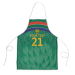 South Africa Cricket Custom Apron African King Proteas Green