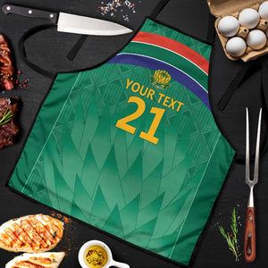 South Africa Cricket Custom Apron African King Proteas Green