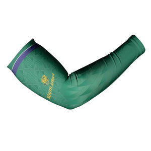 South Africa Cricket Custom Arm Sleeves African King Proteas Green