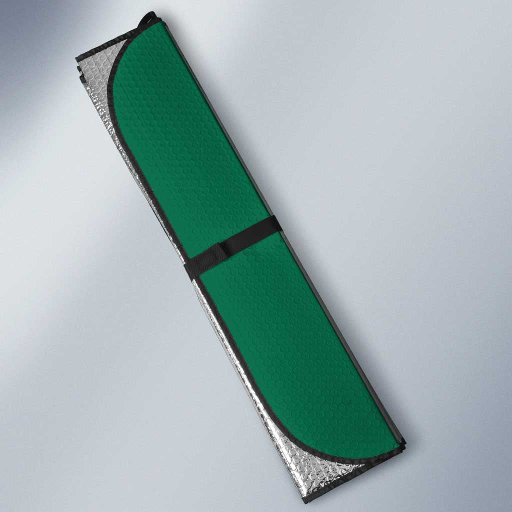 South Africa Cricket Custom Auto Sun Shade African King Proteas Green