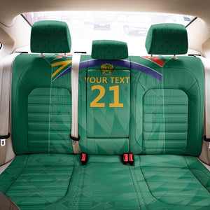 South Africa Cricket Custom Back Car Seat Cover African King Proteas Green