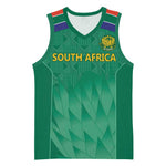 South Africa Cricket Custom Basketball Jersey African King Proteas Green LT9
