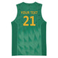 South Africa Cricket Custom Basketball Jersey African King Proteas Green LT9