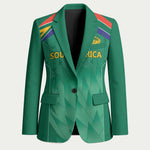 South Africa Cricket Custom Blazer African King Proteas Green