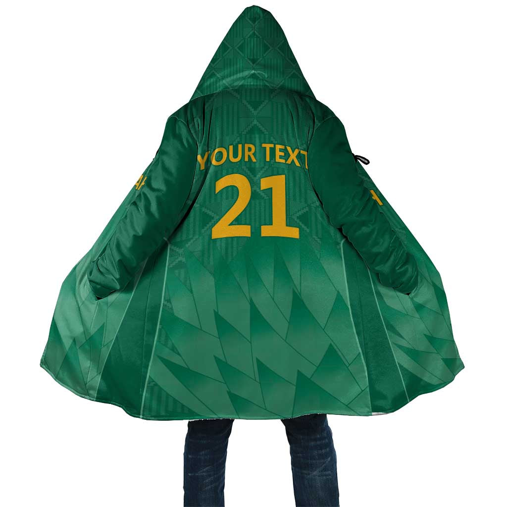 South Africa Cricket Custom Cloak African King Proteas Green