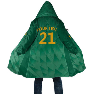 South Africa Cricket Custom Cloak African King Proteas Green