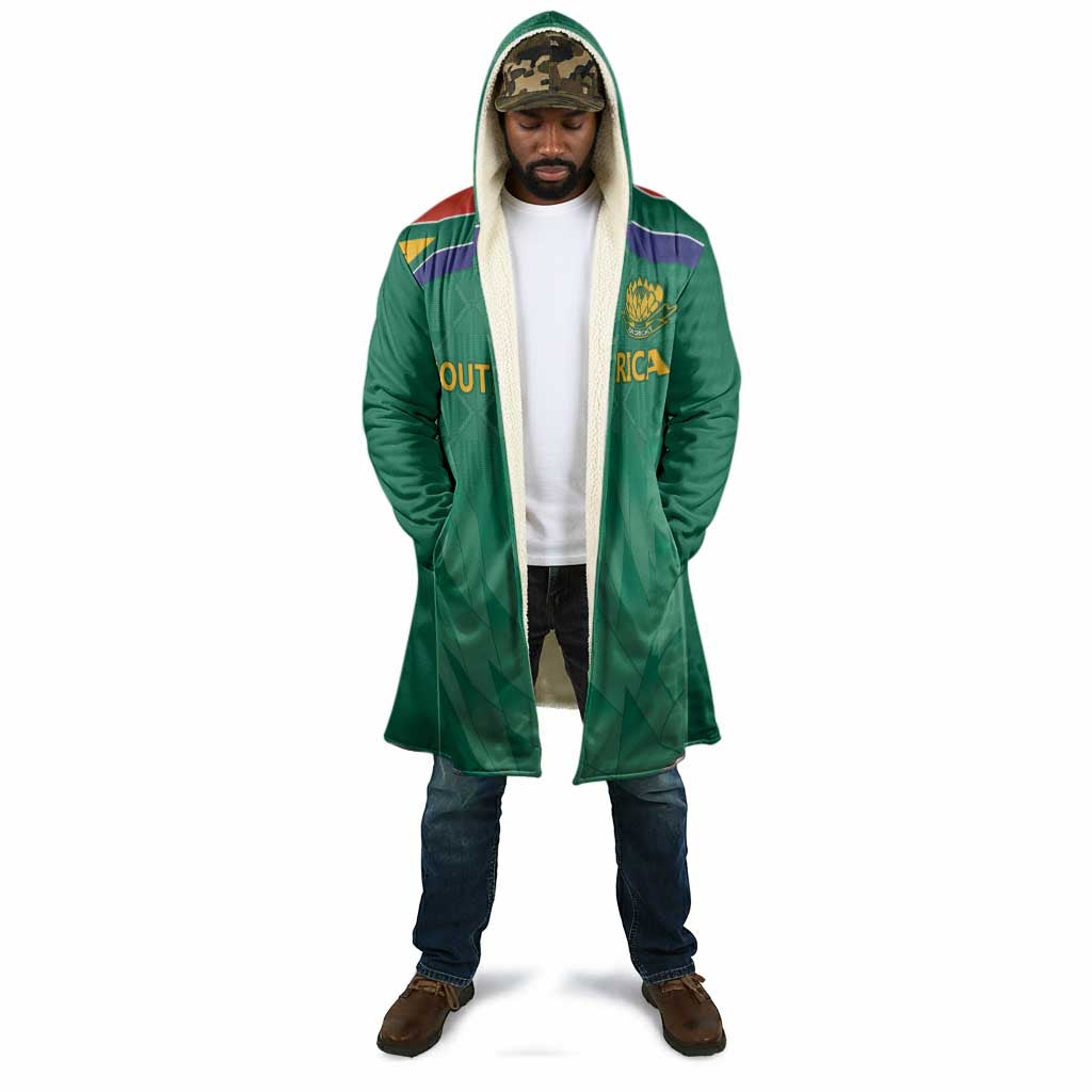 South Africa Cricket Custom Cloak African King Proteas Green