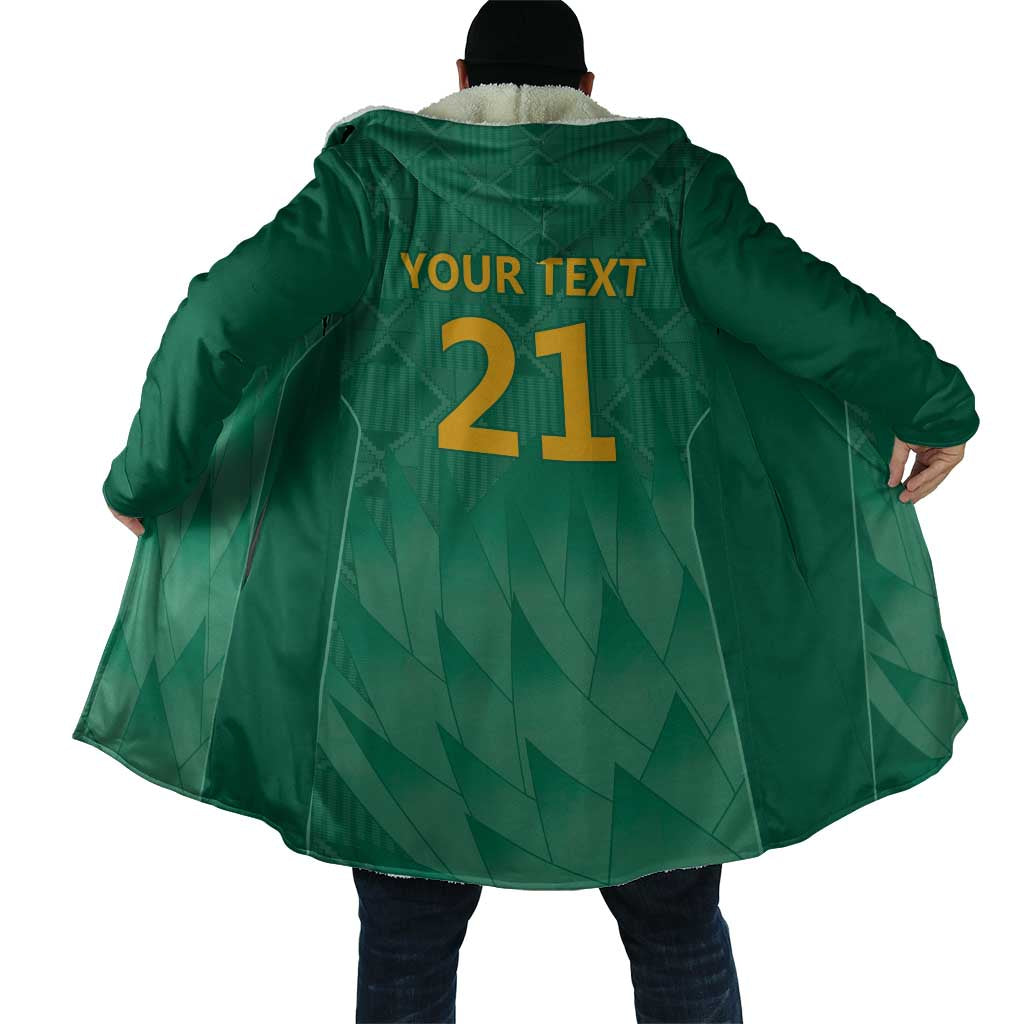 South Africa Cricket Custom Cloak African King Proteas Green