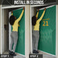 South Africa Cricket Custom Door Cover African King Proteas Green