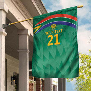 South Africa Cricket Custom Garden Flag African King Proteas Green