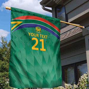 South Africa Cricket Custom Garden Flag African King Proteas Green