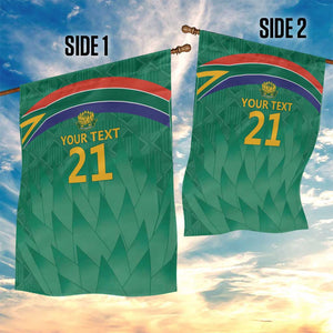 South Africa Cricket Custom Garden Flag African King Proteas Green