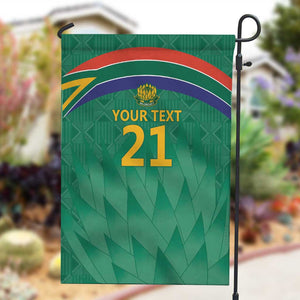 South Africa Cricket Custom Garden Flag African King Proteas Green