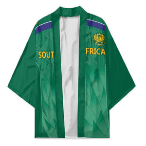 South Africa Cricket Custom Kimono African King Proteas Green