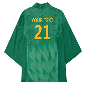 South Africa Cricket Custom Kimono African King Proteas Green