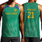 South Africa Cricket Custom Men Tank Top African King Proteas Green