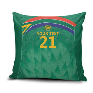 South Africa Cricket Custom Pillow Cover African King Proteas Green