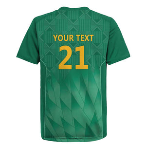 South Africa Cricket Custom Rugby Jersey African King Proteas Green