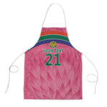 South Africa Cricket Custom Apron African King Proteas Pink